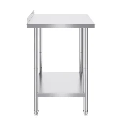 VEVOR 24 x 30 x 36 Inch Stainless Steel Work Table, Commercial Food Prep Worktable Heavy Duty Prep Worktable, Metal Work Table with Adjustable Height for Restaurant, Home and Hotel