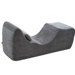 VEVOR Yoga Chair Chaise, Ergonomic Chaise Lounge Chair for Yoga, Modern Boneless Curved Foam Lounge Indoor for Massage, Stretching, Relaxation, Exercise, Used in Living Room, Bedroom, Balcony, Grey