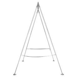 VEVOR Yoga Stand Frame, Max 310 lbs Load Swing Stand, Triangular Structure Pull Up Stands, Aerial Silk Stands with Height Adjustable & Aluminum Frame Legs, Stainless Steel Top Bar