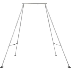 VEVOR Yoga Stand Frame, Max 310 lbs Load Swing Stand, Triangular Structure Pull Up Stands, Aerial Silk Stands with Height Adjustable & Aluminum Frame Legs, Stainless Steel Top Bar