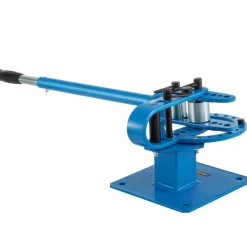 VEVOR YP-9 Manual Bender, Soild Round Square Bar Metal Bender with 7 Bending Dies, Metal Rod Bar Bender Bending Tool for Construction Site Auto Repair